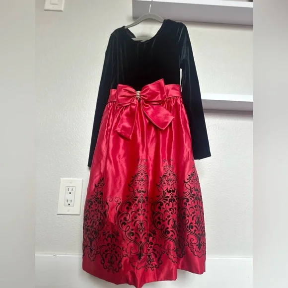 Rare Editions red dress - Picture 4 of 11